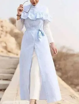 عکس مدل مانتو جدید عید 1403 دخترانه