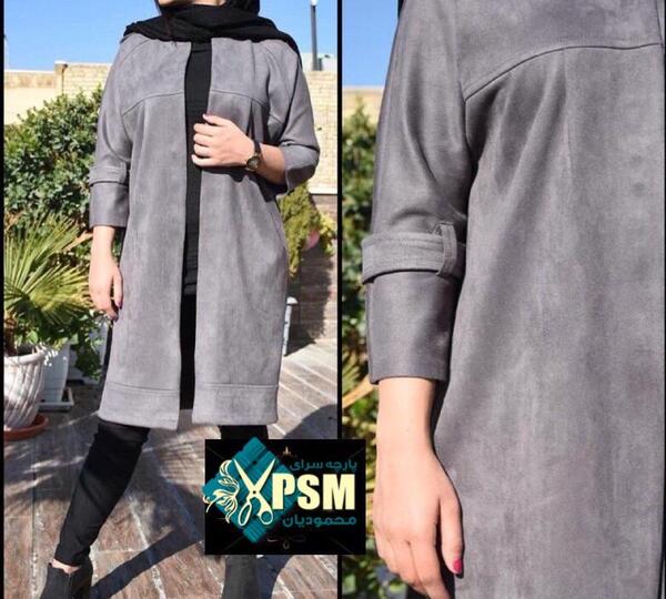 عکس مدل مانتو جدید با پارچه غواصی