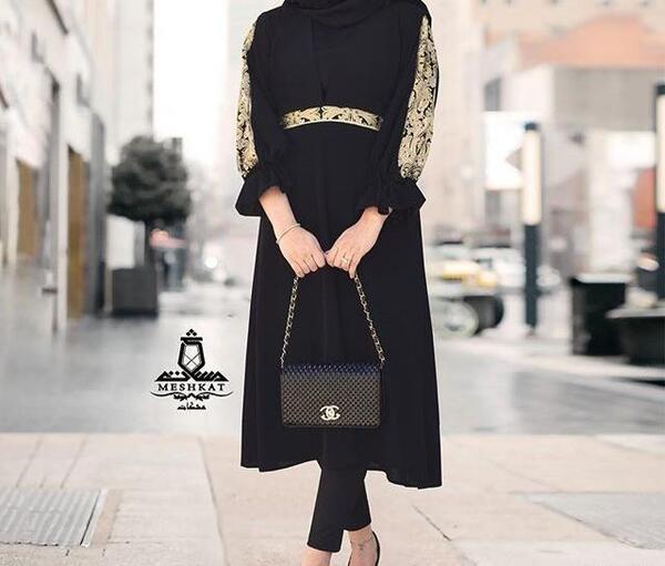 عکس مدل مانتو بلند زنانه جدید