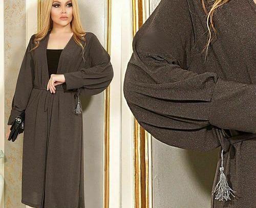 عکس مدل مانتو بلند لمه ای