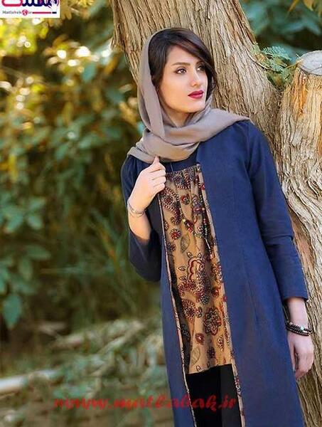 عکس مدل مانتو جلو باز زنانه