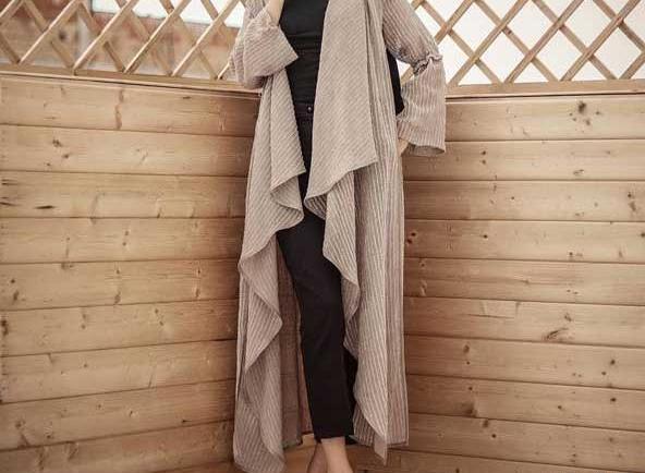 عکس مدل مانتو جلو باز لاکچری در اینستاگرام