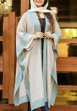 عکس مدل مانتو جلو باز نخی جدید