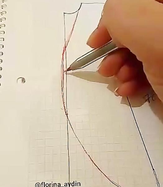 عکس مدل مانتو جلو باز همراه الگو