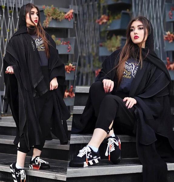 عکس مدل مانتو دخترانه اسپرت جلو باز