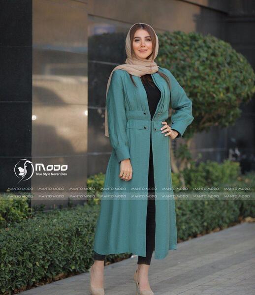 عکس مدل مانتو دخترانه پارچه شیمر