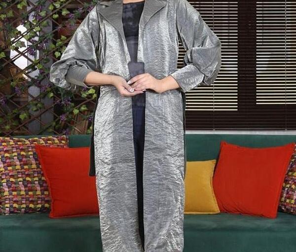 عکس مدل مانتو دخترانه پارچه شیمر