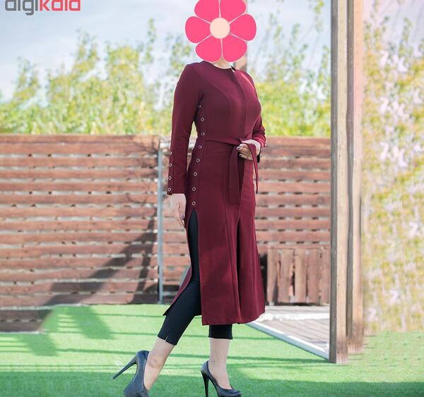 عکس مدل مانتو دخترانه زرشکی