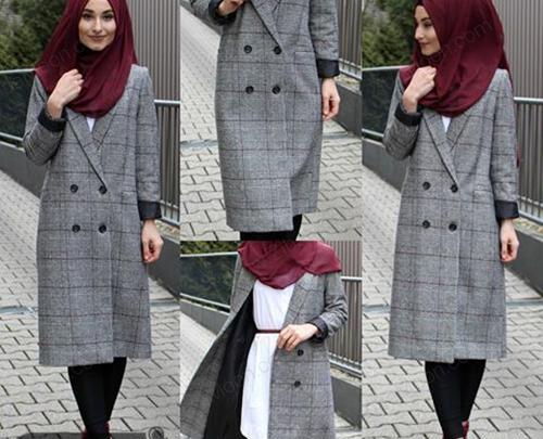 عکس مدل مانتو دخترانه با پارچه ضخیم