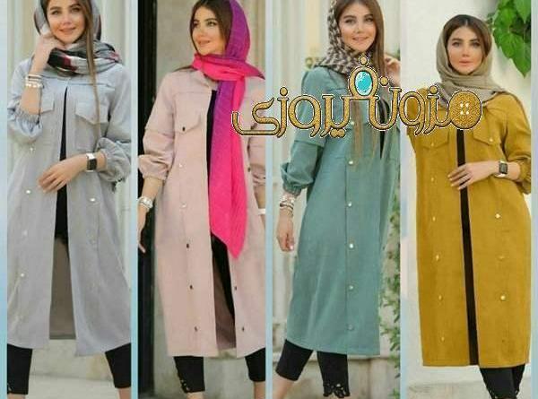 عکس مدل مانتو دخترانه با پارچه ضخیم