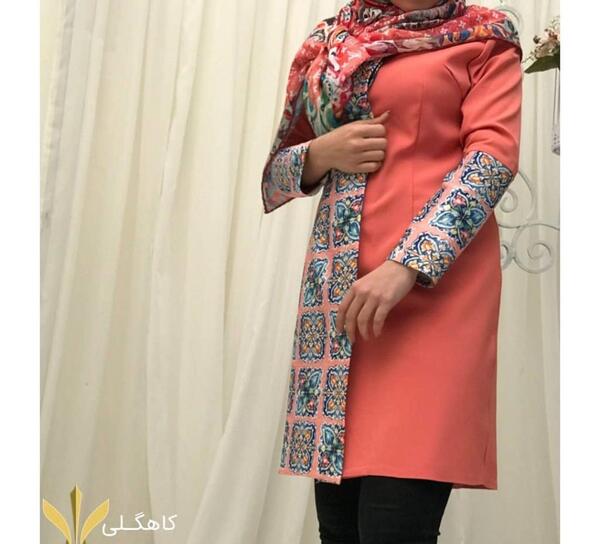 عکس مدل مانتو دخترانه طرح سنتی