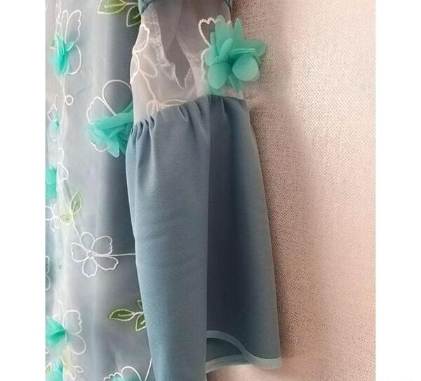 عکس مدل مانتو دخترانه فیروزه ای