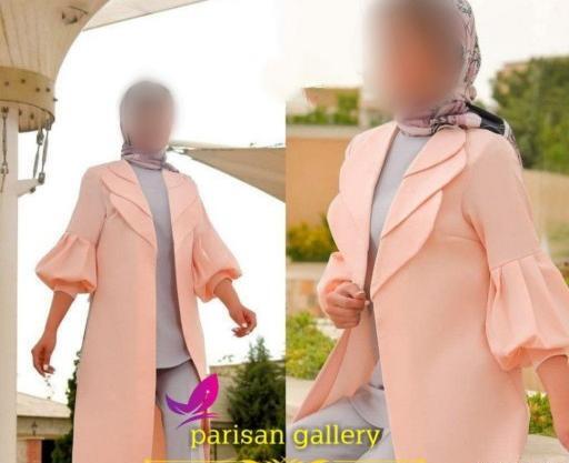 عکس مدل مانتو دخترانه گلبهی