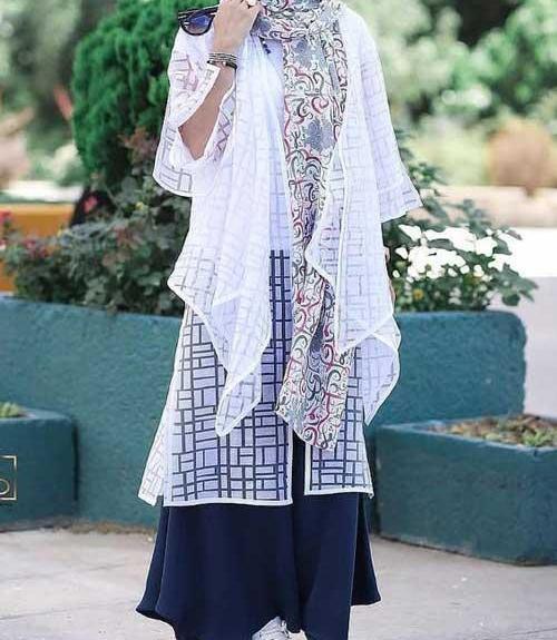 عکس مدل مانتو دخترانه مجلسی بلند