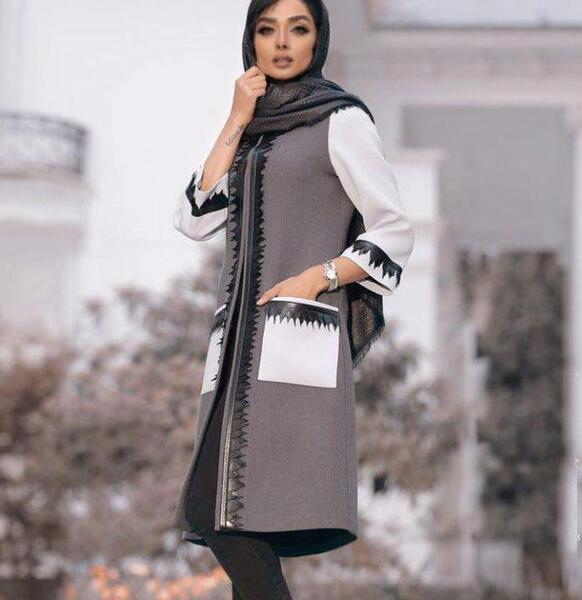 عکس مدل مانتو دخترانه مجلسی کوتاه
