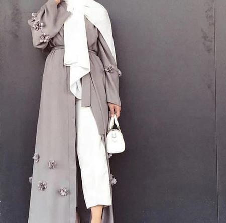 عکس مدل مانتو جدید بلند شیک ماکان