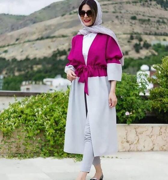 عکس مدل مانتو جدید برای افراد لاغر و قد بلند