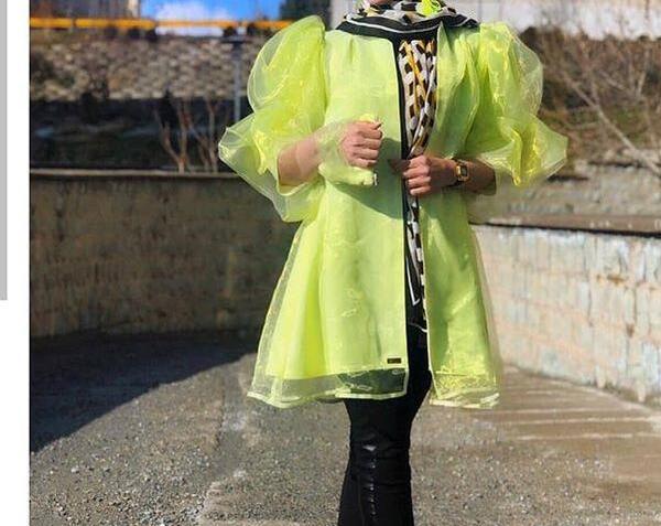 عکس مدل مانتو جدید بلند لیمویی