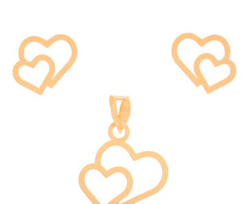 عکس نیم ست طلا دخترانه جدید با قیمت
