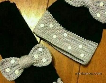 عکس ست بافتنی دخترانه جدید
