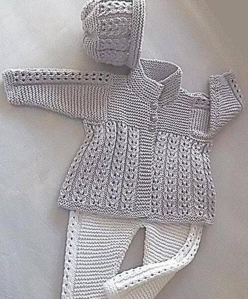 عکس ست بافتنی دخترانه جدید