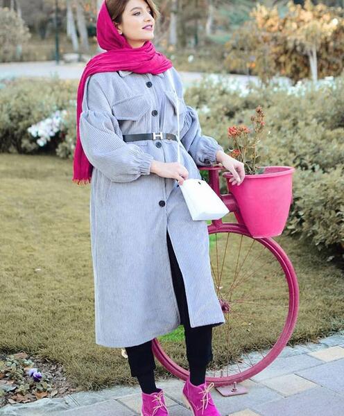 عکس ست دخترانه طوسی صورتی