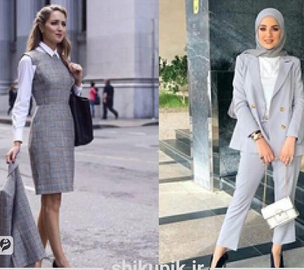 عکس ست دخترانه طوسی صورتی