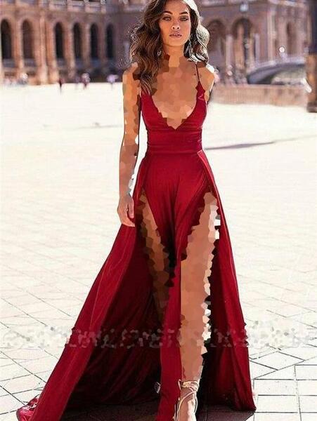 عکس لباس مجلسی چاک دار