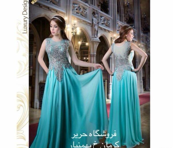 عکس لباس مجلسی حریر کرمان