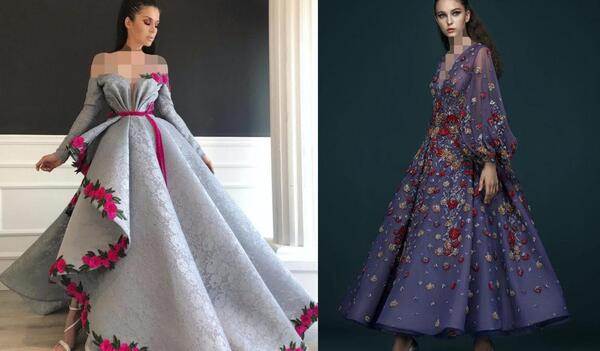 عکس لباس مجلسی ژورنالی