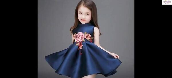عکس لباس مجلسی کودک دخترانه