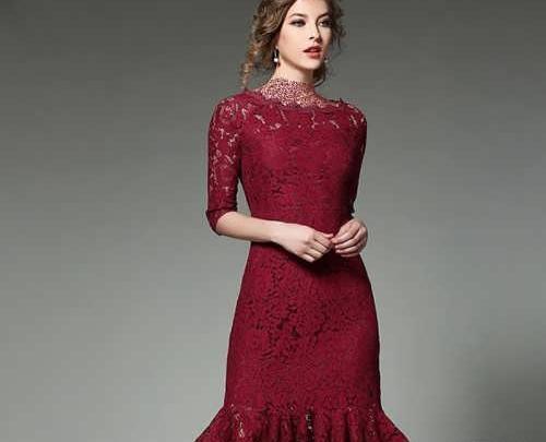 عکس لباس مجلسی گیپور دخترانه