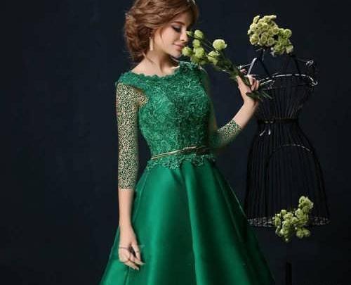 عکس لباس مجلسی گیپور و ساتن