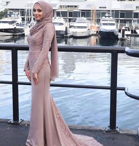 عکس لباس مجلسی دخترانه حجاب دار
