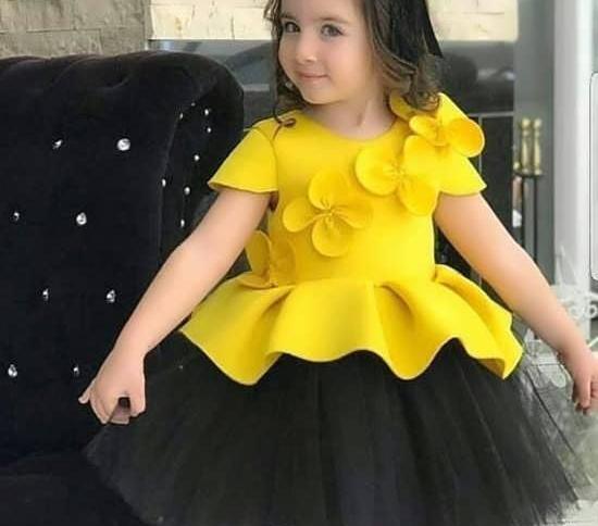 عکس لباس مجلسی شیک کودکانه