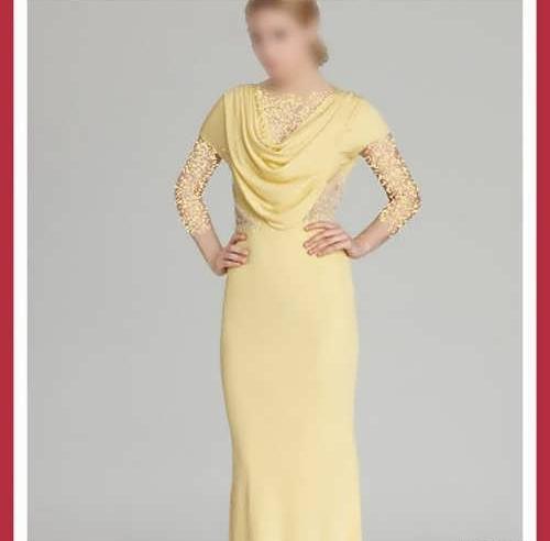 عکس لباس مجلسی شیک یقه شل