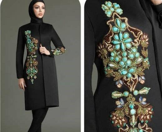 عکس مجلسی لباس افغانی چرمه دوزی