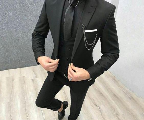 عکس لباس مجلسی مردانه مشکی