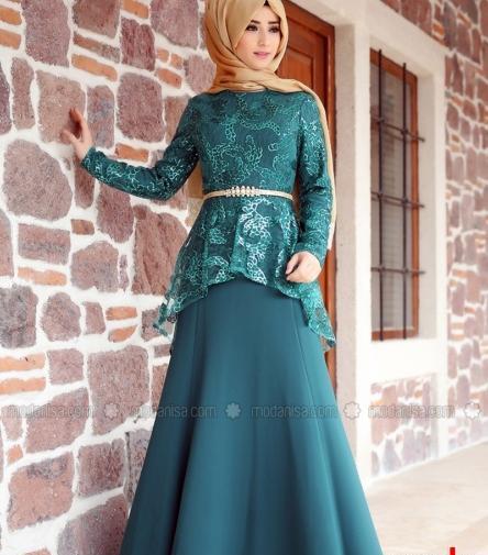 عکس لباس مجلسی زنانه با حجاب