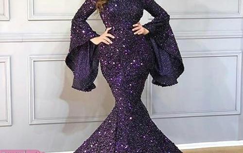 عکس لباس مجلسی زنانه بلند شیک