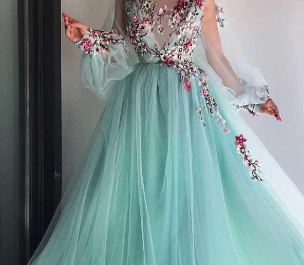 عکس لباس مجلسی زنانه توری