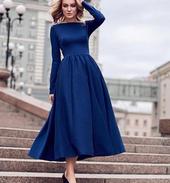 عکس لباس مجلسی زنانه تا زانو