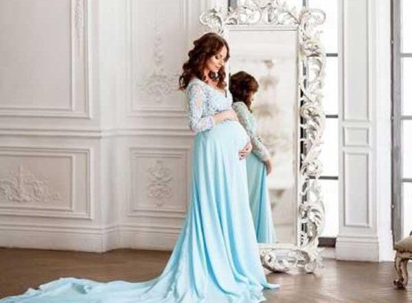 عکس لباس مجلسی زنانه حاملگی