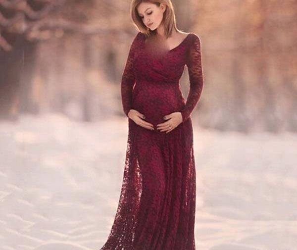 عکس لباس مجلسی زنانه حاملگی
