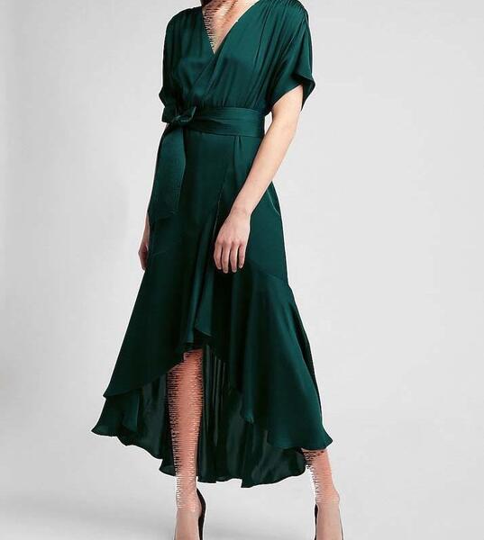 عکس لباس مجلسی زنانه رنگ کله غازی