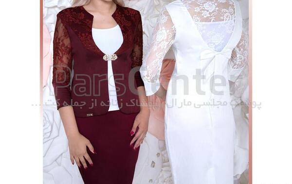عکس لباس مجلسی زنانه رنگ کله غازی