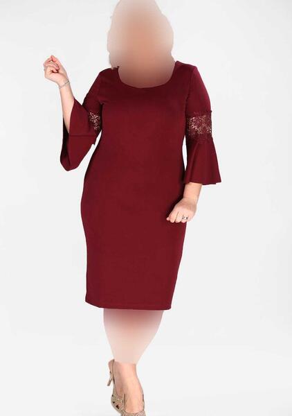 عکس لباس مجلسی زنانه زرشکی