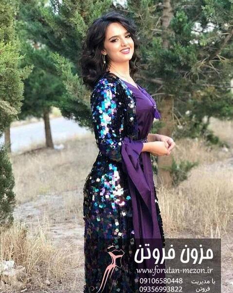 عکس لباس مجلسی زنانه کوردی