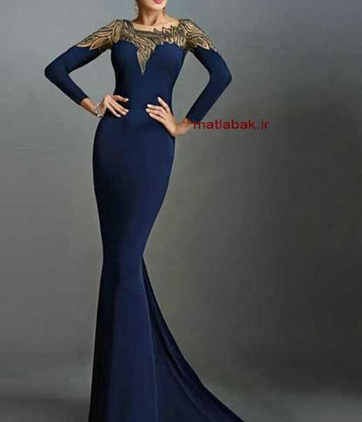 عکس لباس مجلسی زنانه مدل ماهی