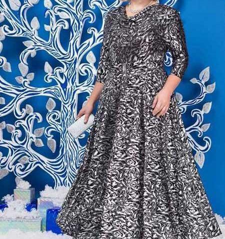 عکس لباس مجلسی کوتاه زنانه برای افراد چاق
